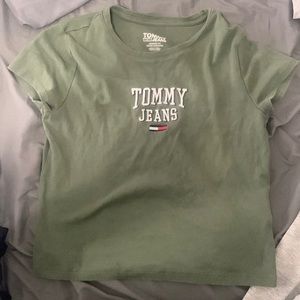 Cute green tommy shirt
